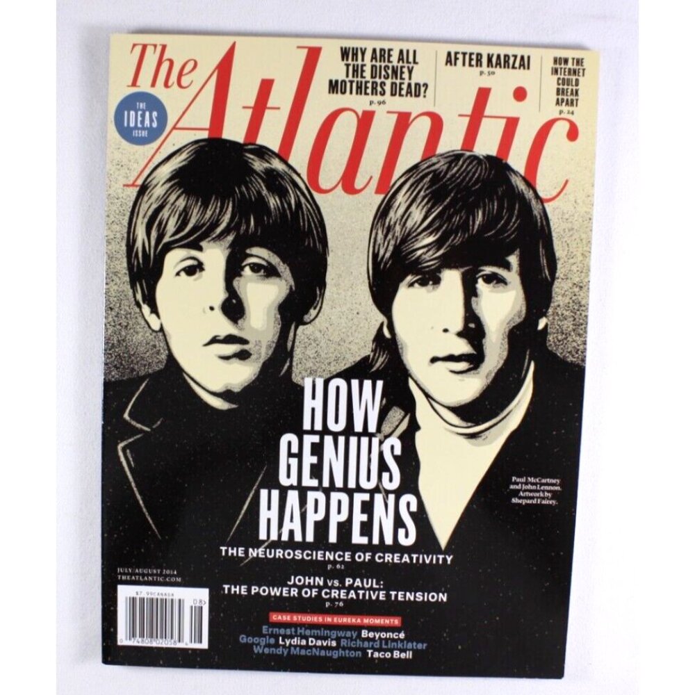 The Atlantic Magazine 2014 HOW GENIUS HAPPENS John Lennon vs Paul the Beatles